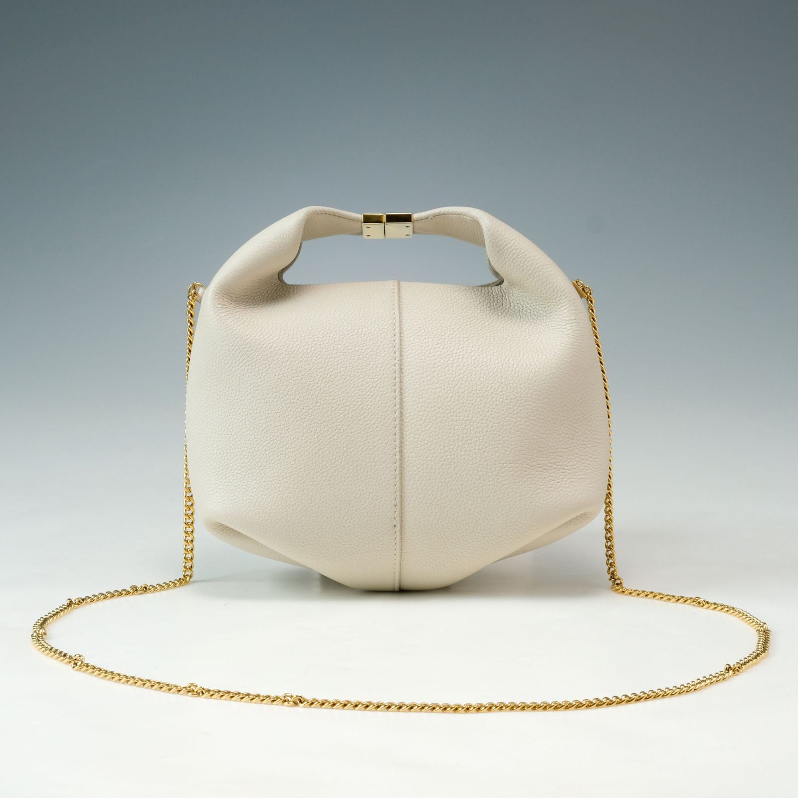 美品】 polene ポレーヌ ベリ beri チョーク チェーンショルダー 白