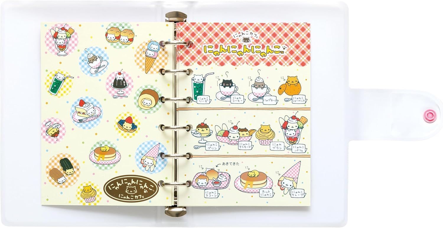 サンエックス(San-X) にゃんにゃんにゃんこ ふにふにシールバインダー