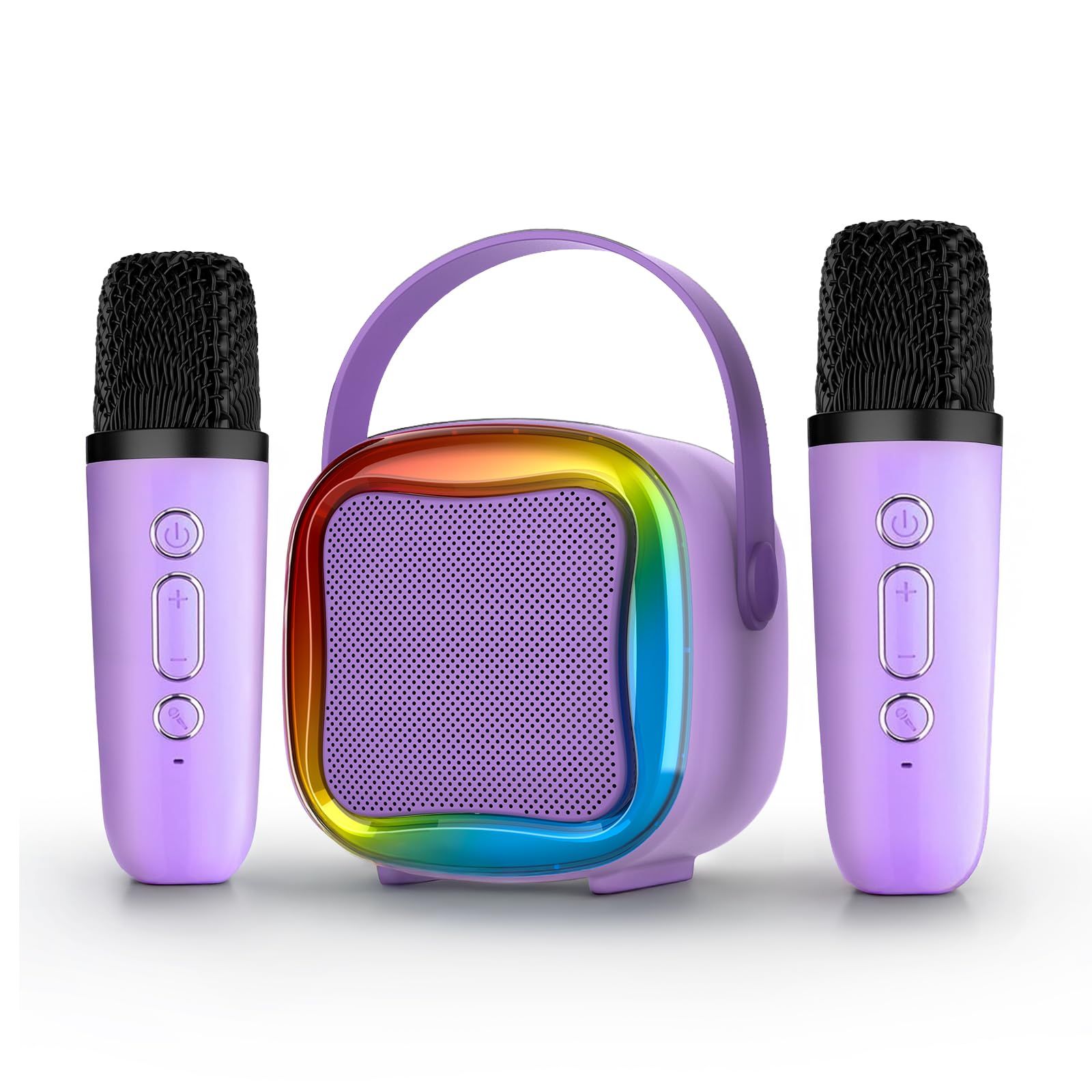 MonoKi カラオケセット Bluetooth5.3 スピーカー ワイヤレス マイク 2