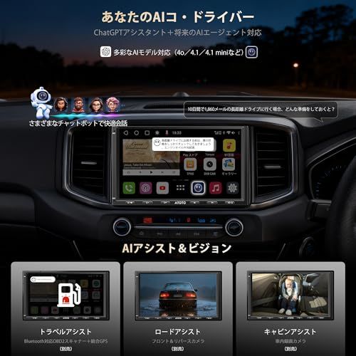 ATOTO S8MS Androidナビ 2DINディスプレイオーディオ、8コア4GB+32GB 7
