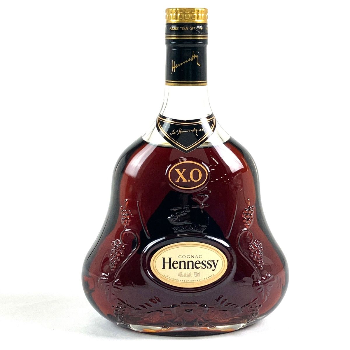 ヘネシー Hennessy XO 金キャップ クリアボトル 750ml ブランデー