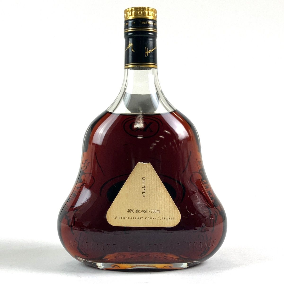 ヘネシー Hennessy XO 金キャップ クリアボトル 750ml ブランデー