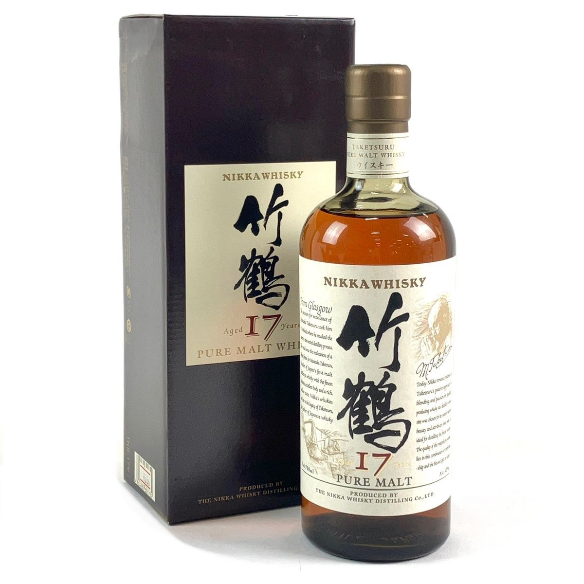 旧ボトル】竹鶴17年 ピュアモルト 700ml 東京都限定 - メルカリ