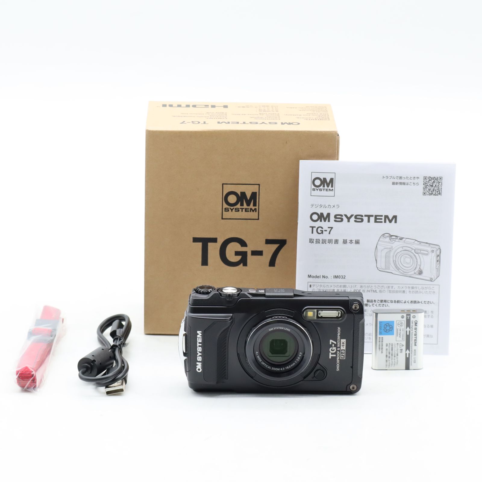 OM SYSTEM Tough TG-7 ブラック｜防水・耐衝撃 タフコンパクトデジタル