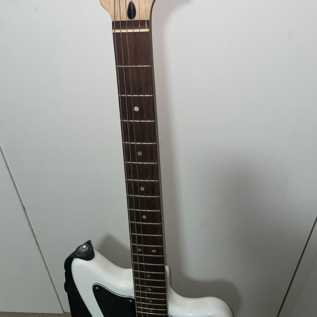 美品 Squier Jazzmaster スクワイヤー ジャズマスター ホワイト - メルカリ