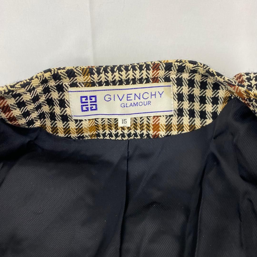 givenchy ジバンシー ジャケット 千鳥 チェック ボタン 15号 - メルカリ