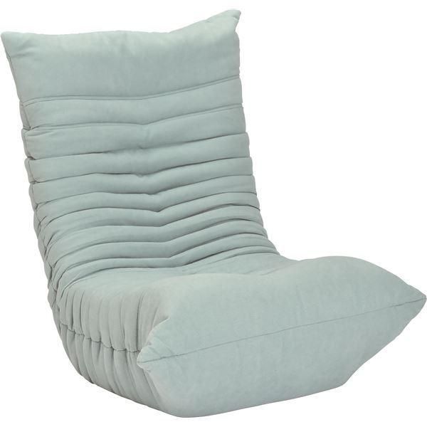 ソファ リクライニングソファー 座椅子 幅77cm ファブリック スチール ウレタン 1人掛け エメラルド EM 完成品