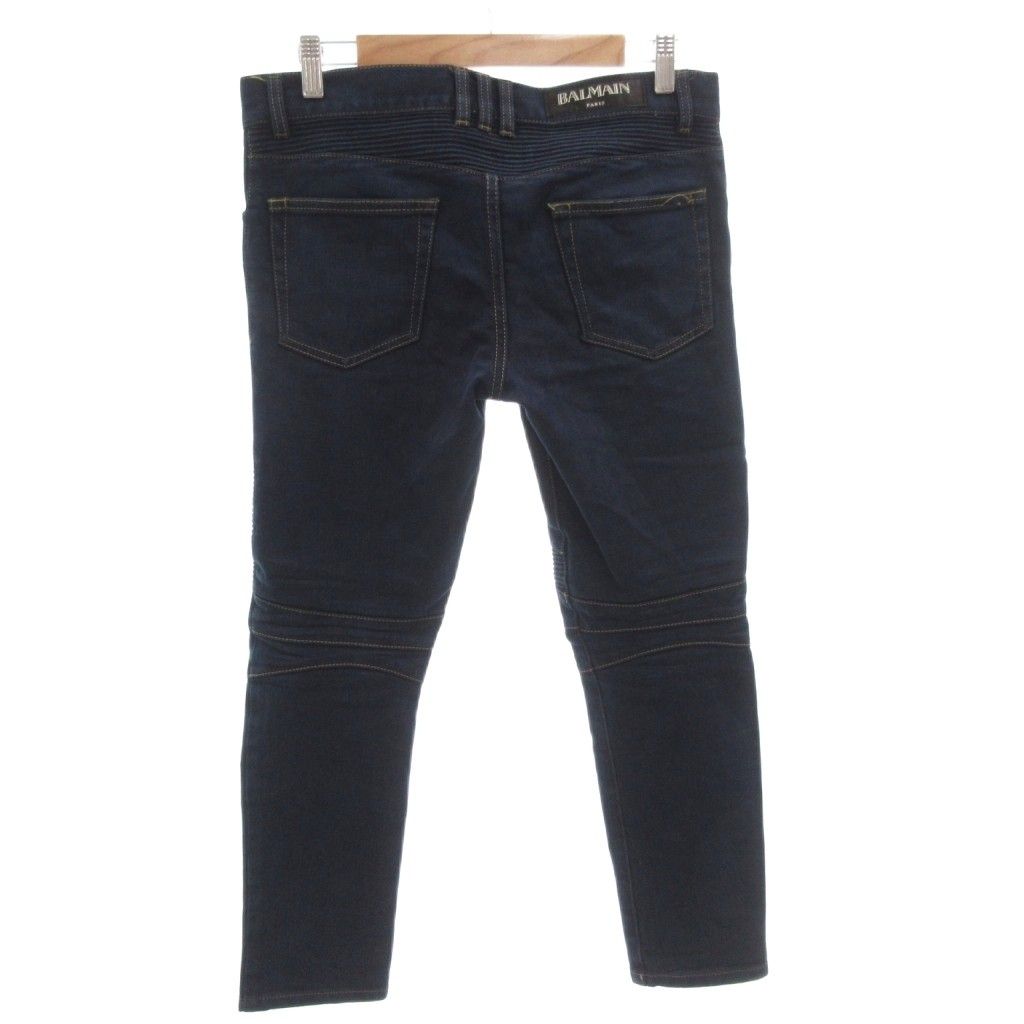 バルマン BALMAIN Biker Rigid Denim Pants デニムパンツ ジーンズ