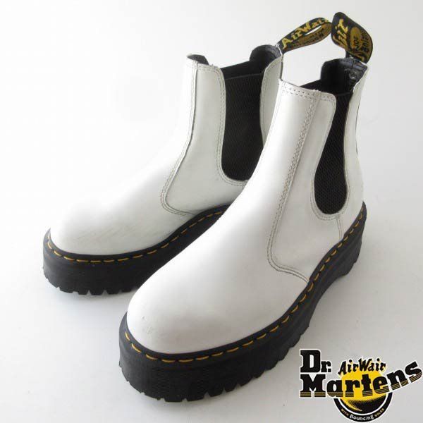 Dr.Martens ドクターマーチン 2976 QUAD 厚底 チェルシーブーツ 白系