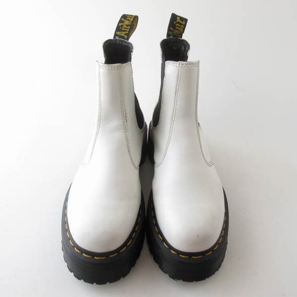 Dr.Martens ドクターマーチン 2976 QUAD 厚底 チェルシーブーツ 白系