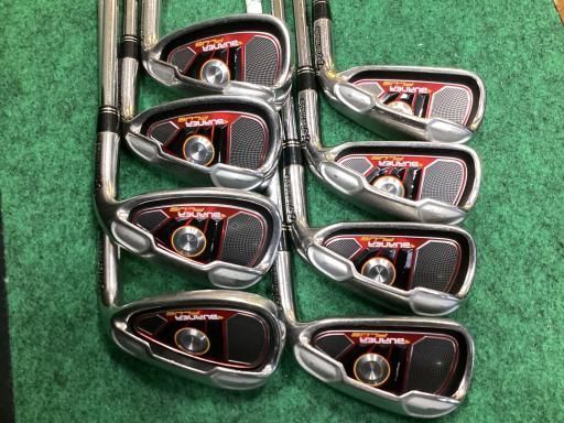 中古】 テーラーメイド BURNER PLUS 8S USA アイアンセット IR RE-AX