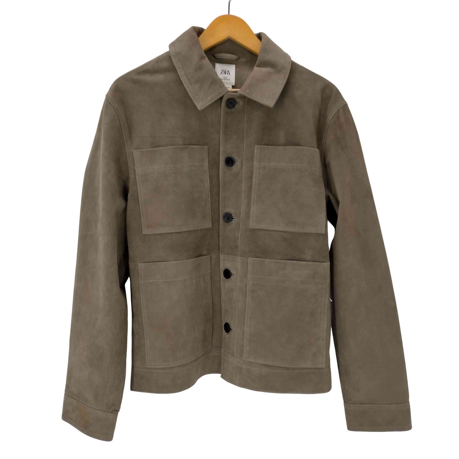 ザラマン ZARA MAN LIMITED EDITION ポケット付きスエードレザー 
