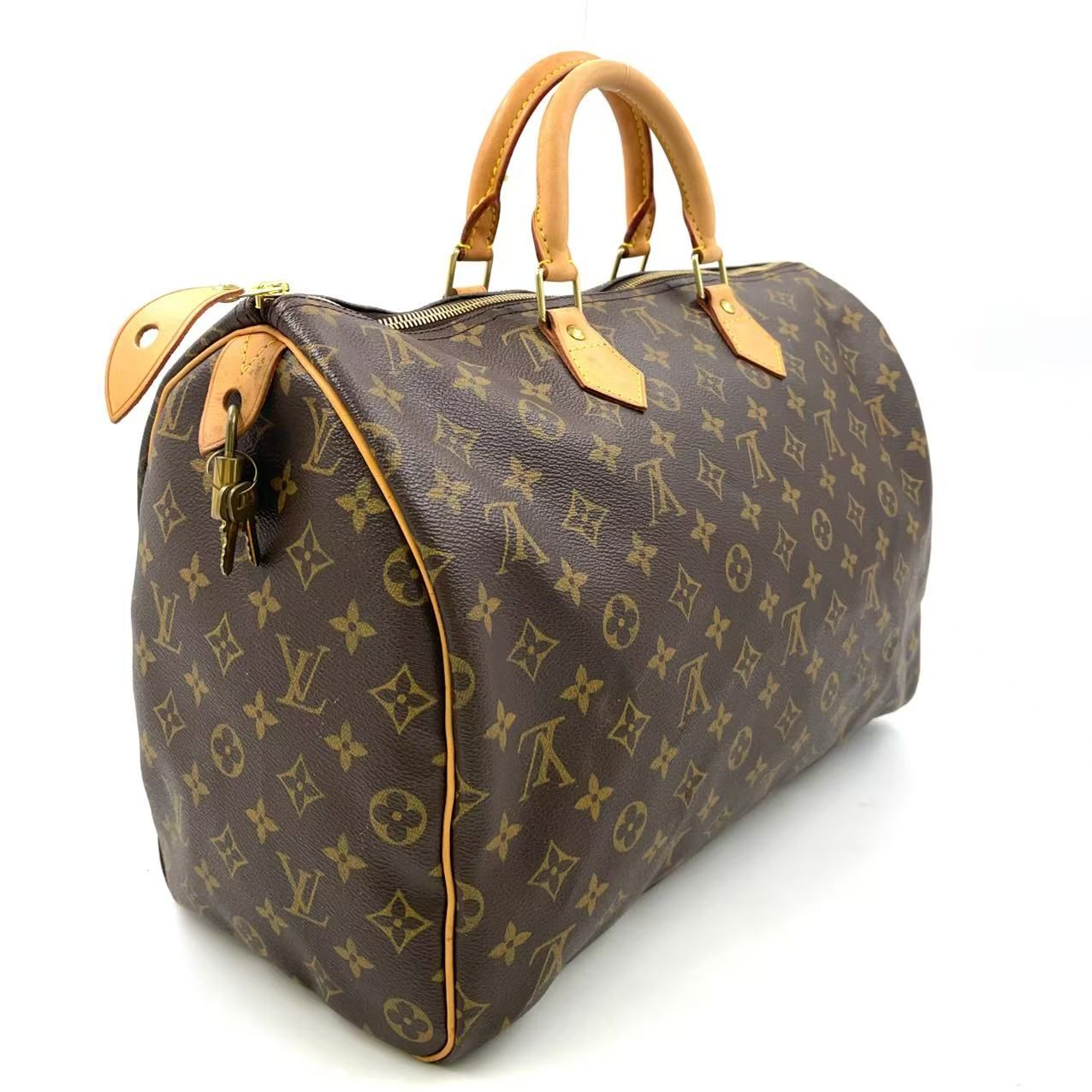 LOUIS VUITTON スピーディ40 モノグラム モノグラム レザー×PVC