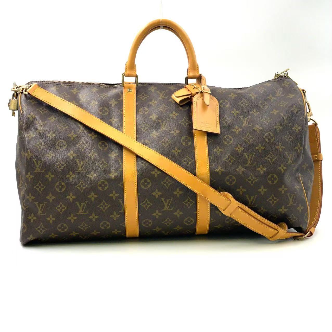 LOUIS VUITTON キーポル バンドリエール55 モノグラム モノグラム