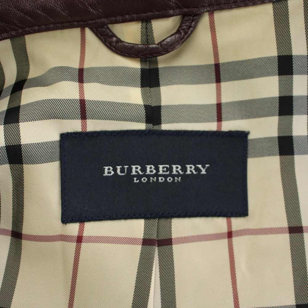 バーバリー ロンドン BURBERRY LONDON レザージャケット ラムレザー