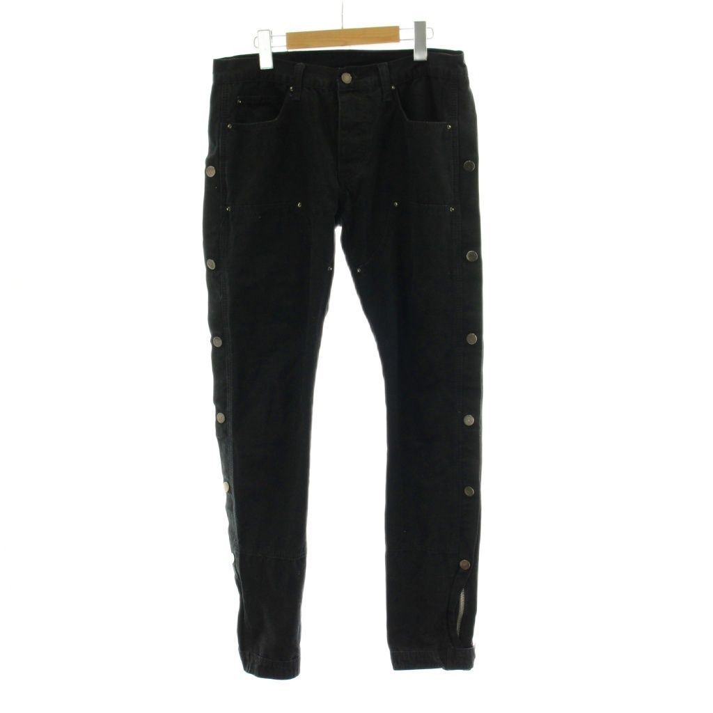 ミニマル mnml スナップウエスタンパンツ SNAP WESTERN PANTS 30 黒