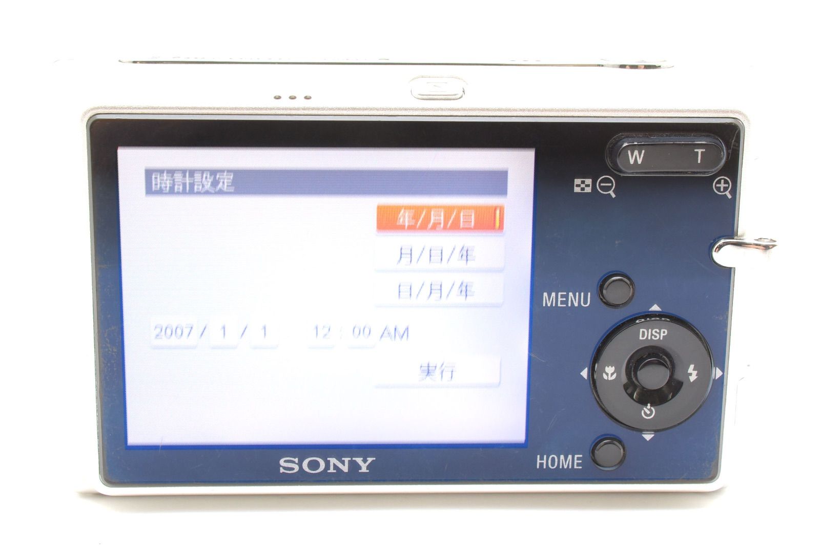 美品】ソニー SONY Cyber-Shot DSC-T20 シルバー メモリースティック