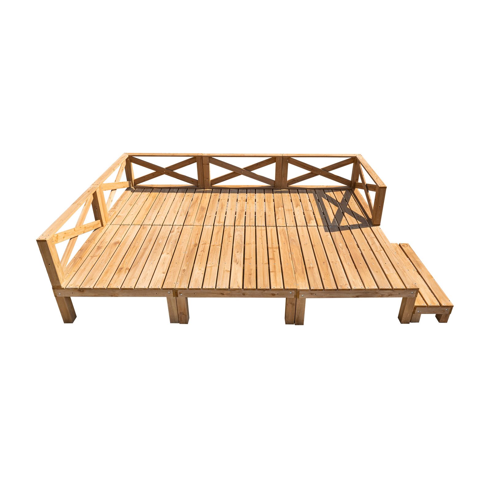 ウッドデッキ 天然木 キット 13点セット 自由な組み合わせ ウッド