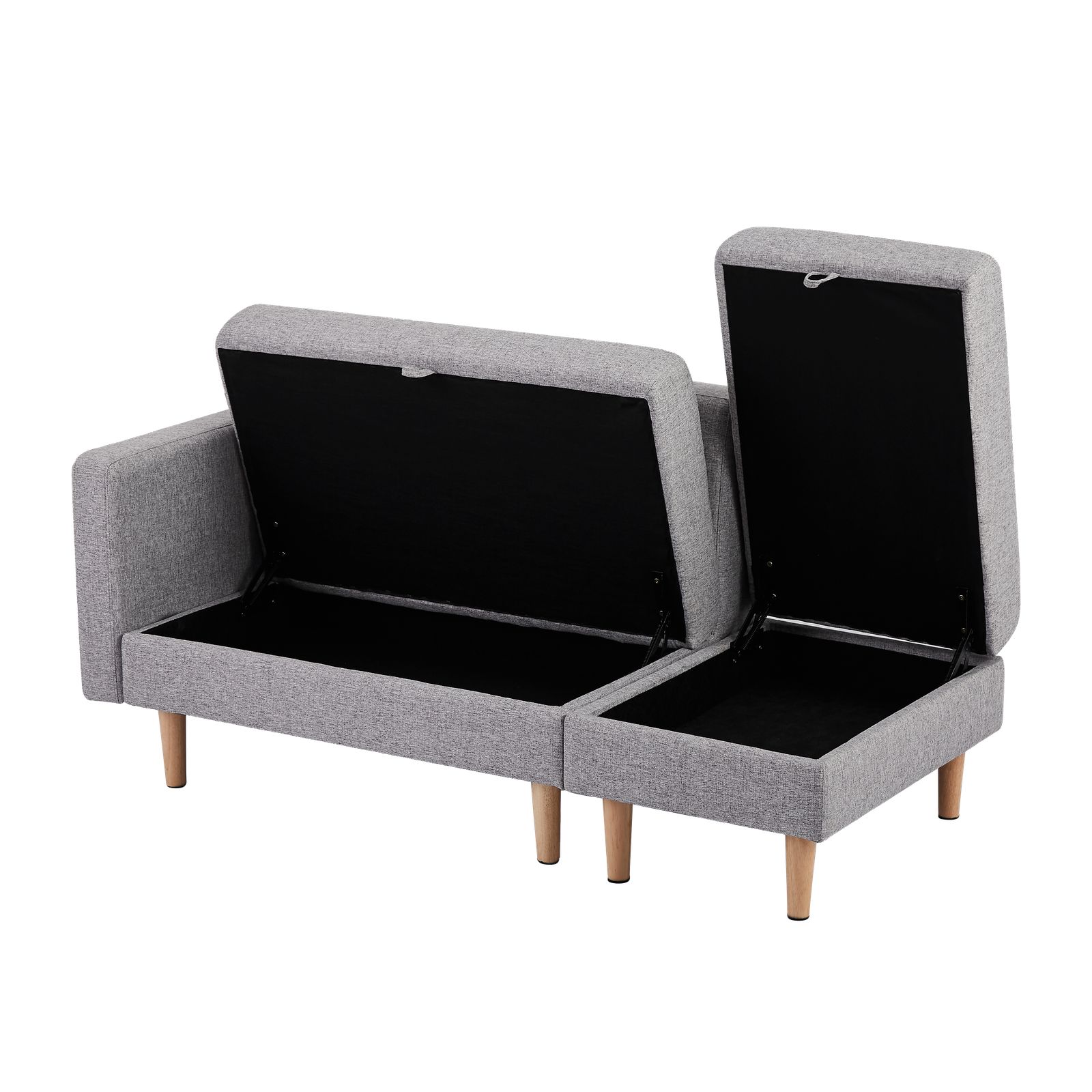 One Arm 2 Seater sofa+Ottoman ソファ 2人掛け 収納付き オットマン