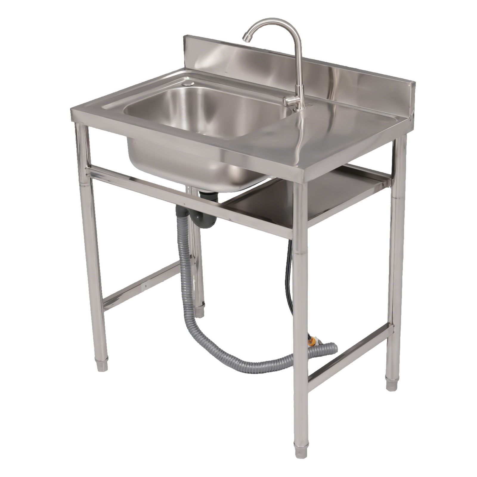 大人気商品」全新品 【幅80cm】屋外 流し台 ステンレス製 ガーデン