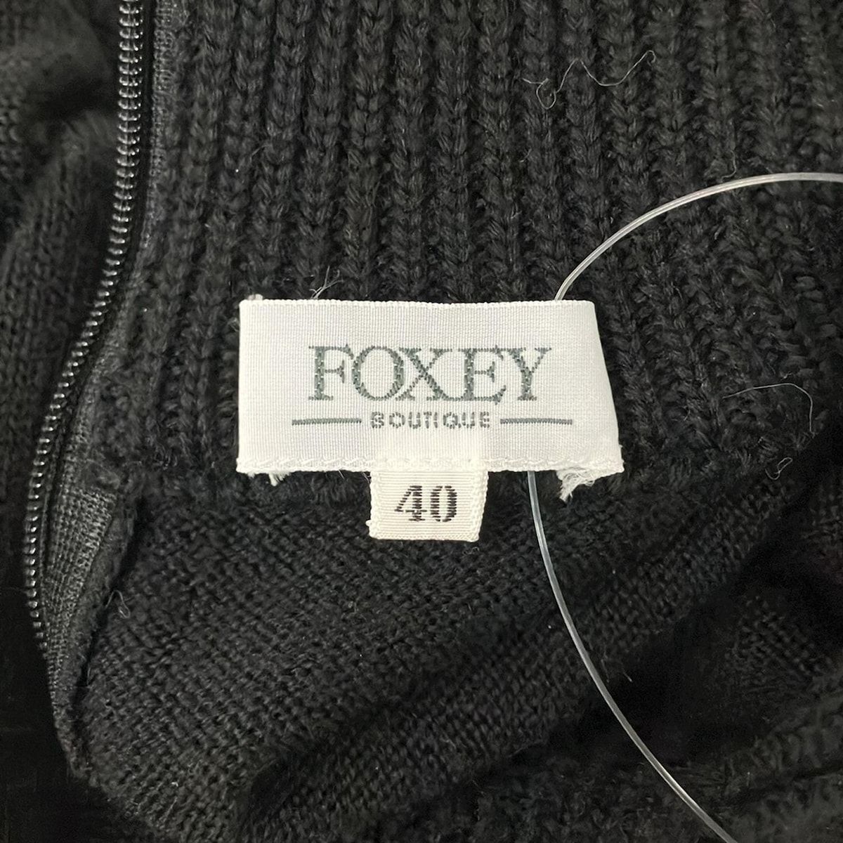 FOXEY(フォクシー) ワンピース サイズ40 M レディース美品 - 18810 黒