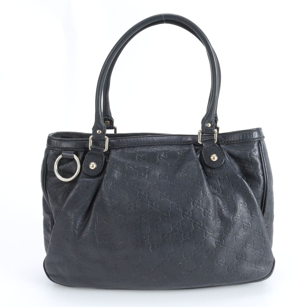 美品 グッチ グッチシマ 296835 レザー トート バッグ 肩掛け