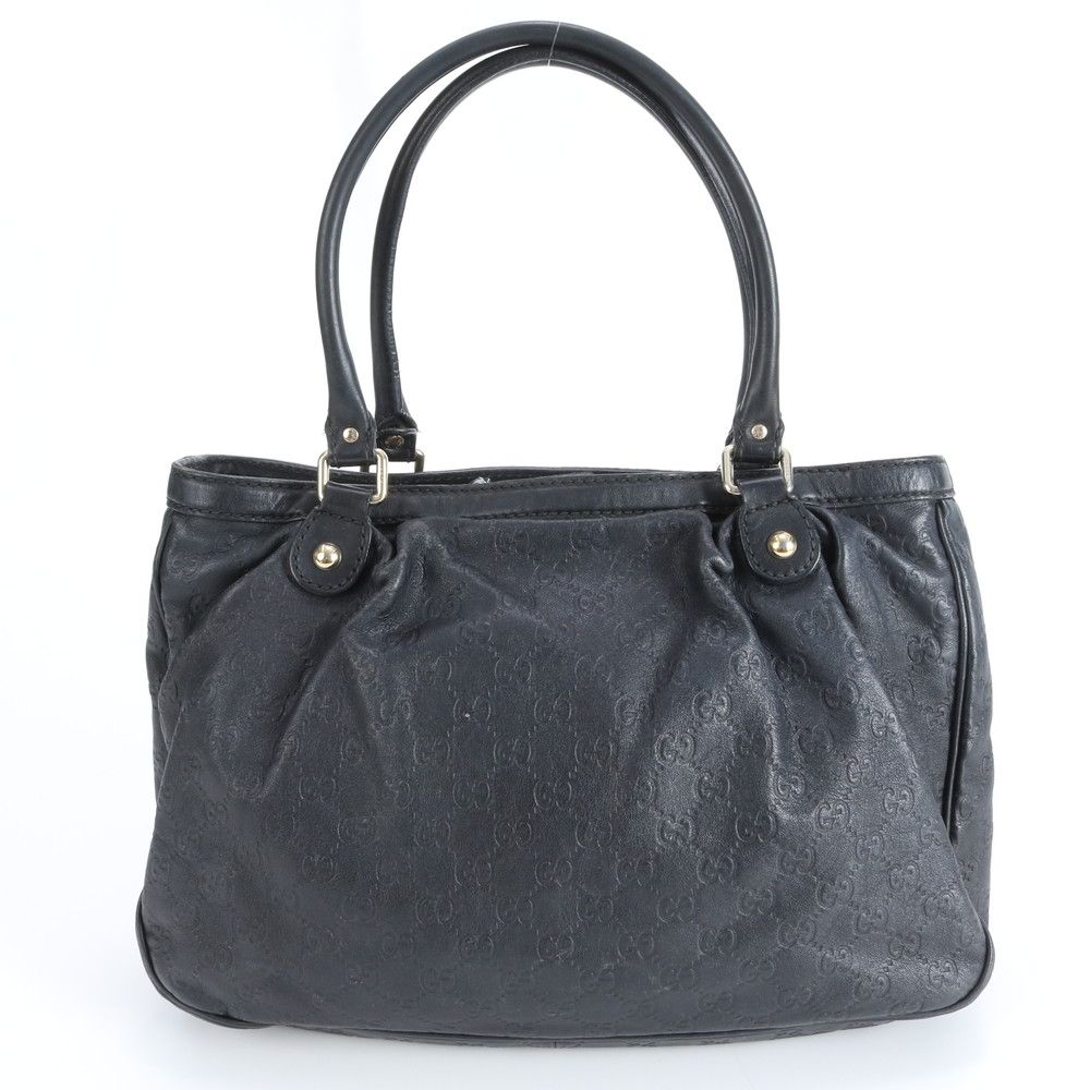 美品 グッチ グッチシマ 296835 レザー トート バッグ 肩掛け