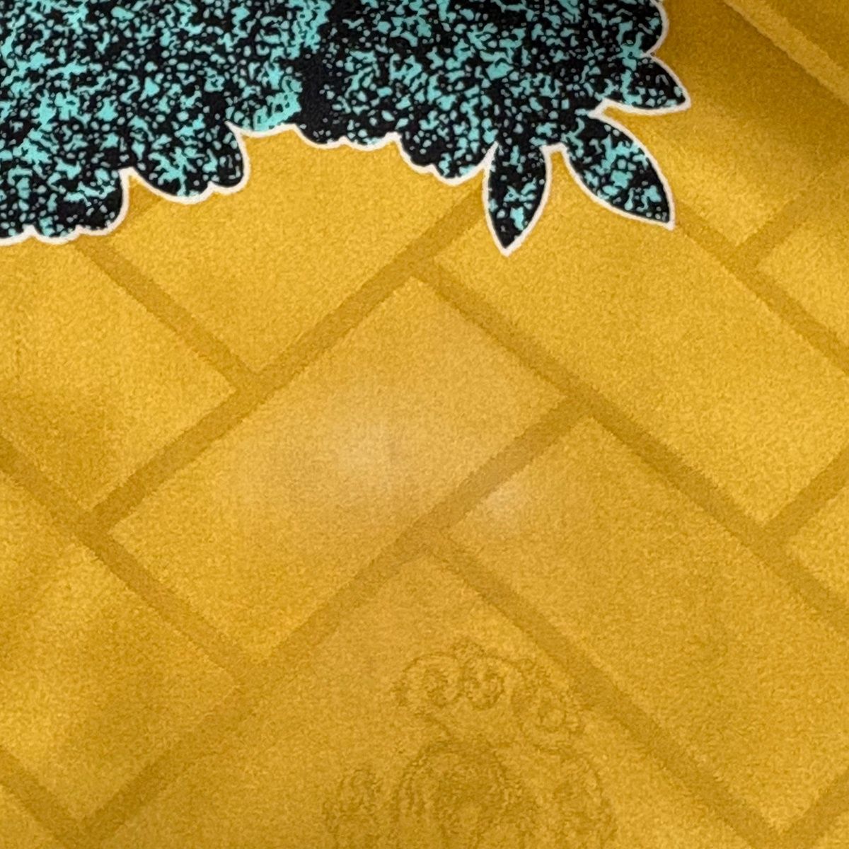 振袖 身丈162cm 裄丈66cm M 袷 牡丹 孔雀 金彩 金糸 黄土色 正絹 名品