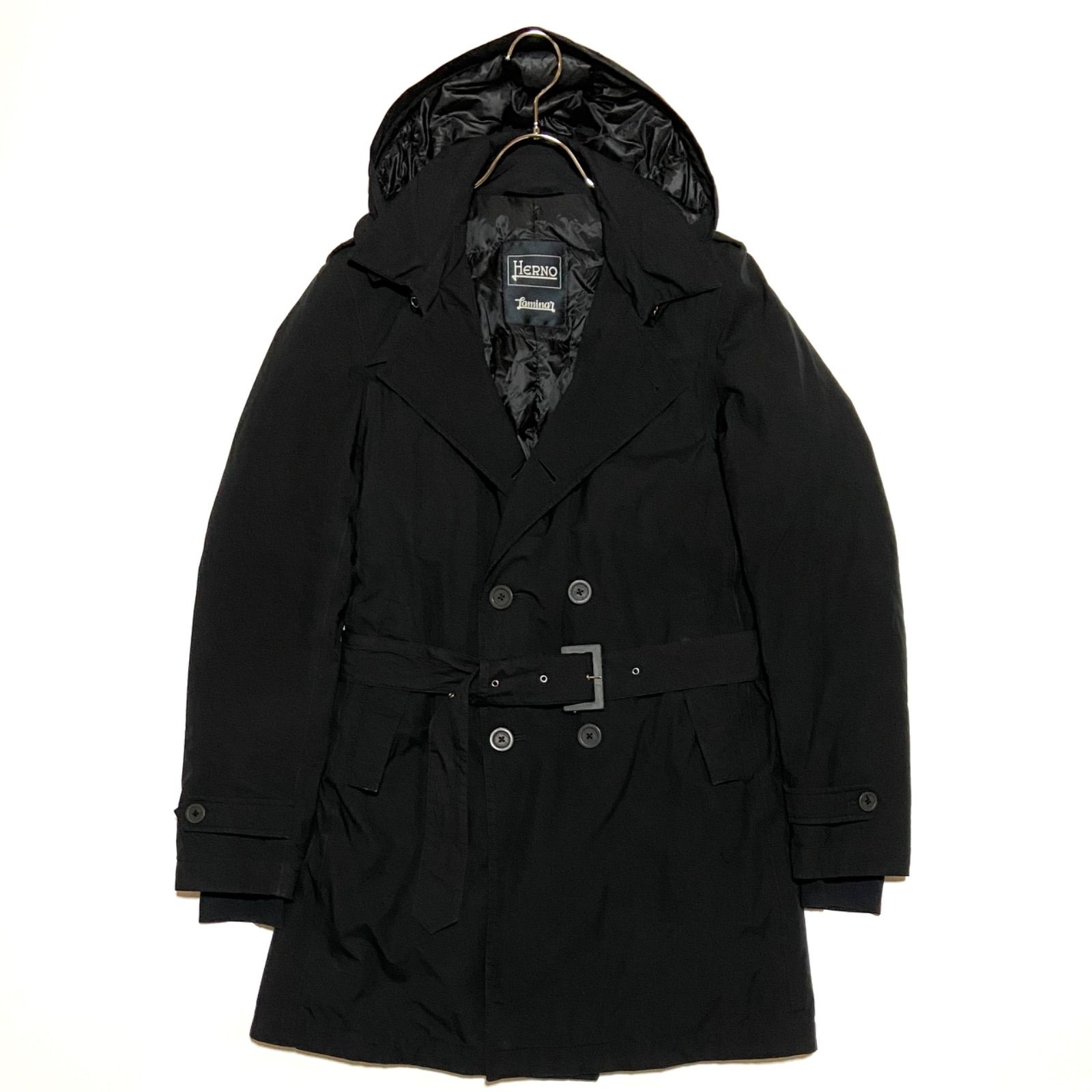 HERNO ヘルノ Laminar ラミナー ダウンコート GORE-TEX ダブル ベルト 