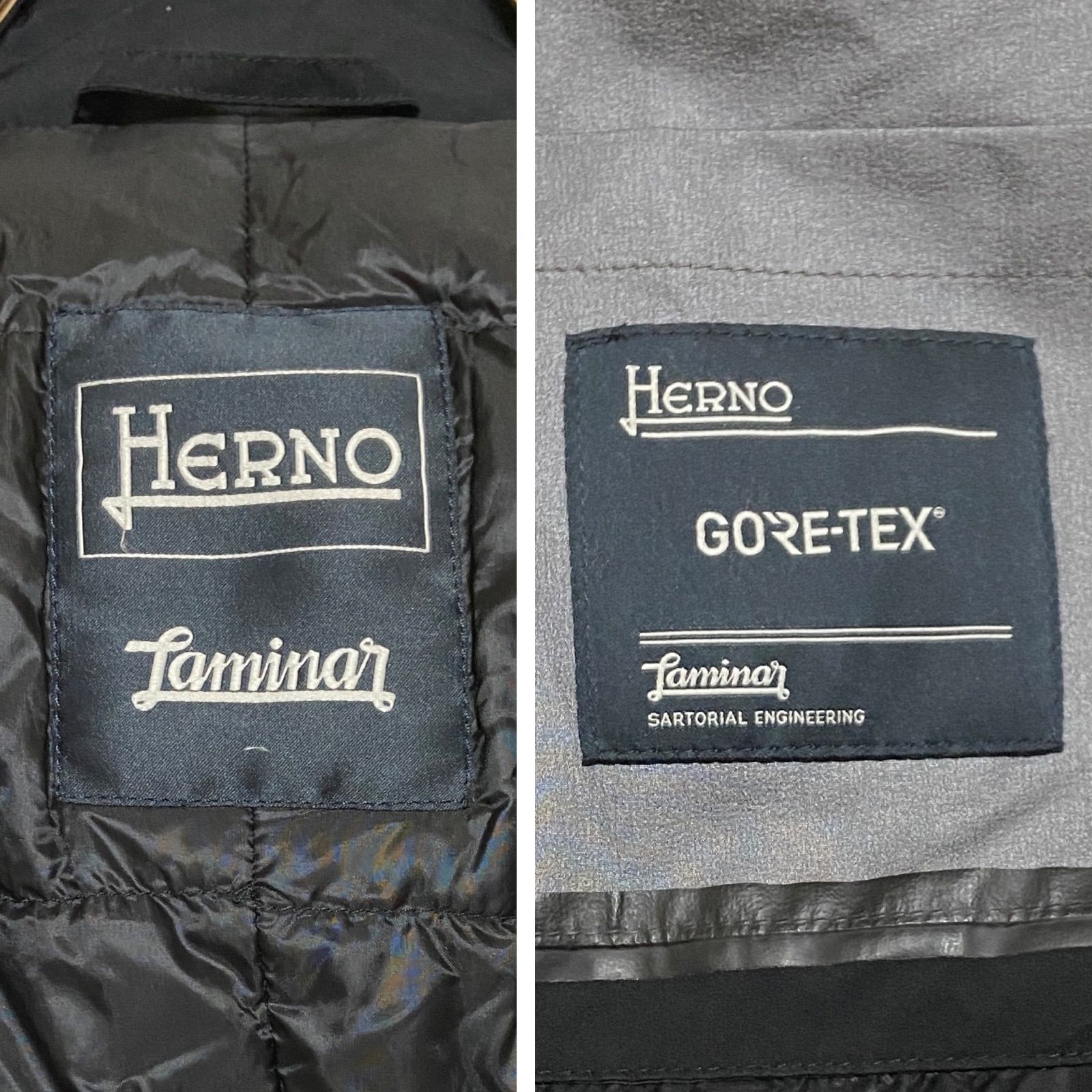 HERNO ヘルノ Laminar ラミナー ダウンコート GORE-TEX ダブル ベルト 
