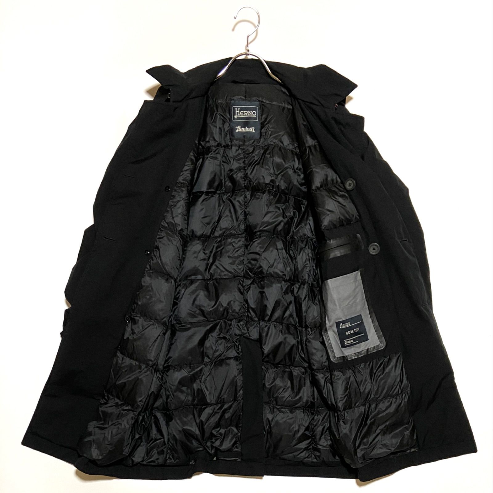 HERNO ヘルノ Laminar ラミナー ダウンコート GORE-TEX ダブル ベルト 