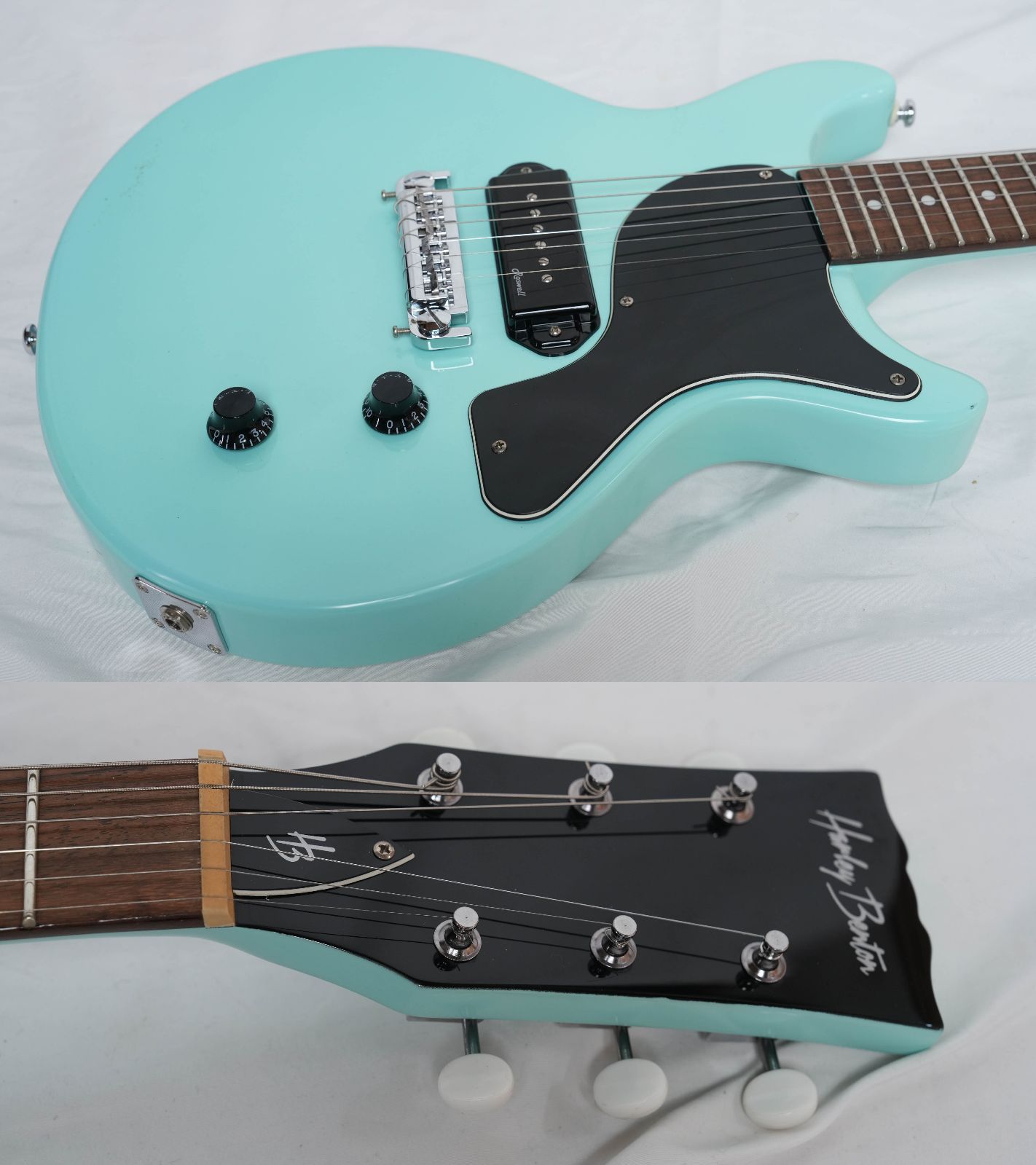 ☆Harley Benton DC Junior FAT LTD Ferris Blue レスポールジュニア