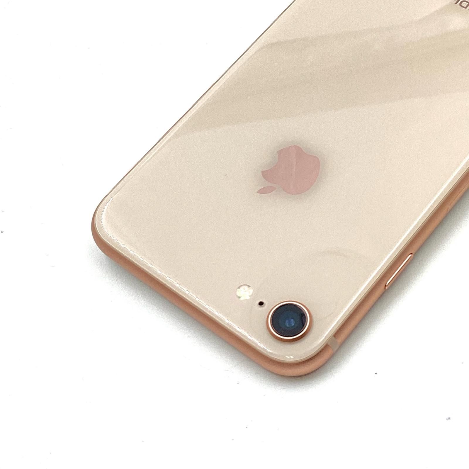 iPhone 8 64GB ゴールド docomo 白ロム 美品 動作確認済 85%【全額返金