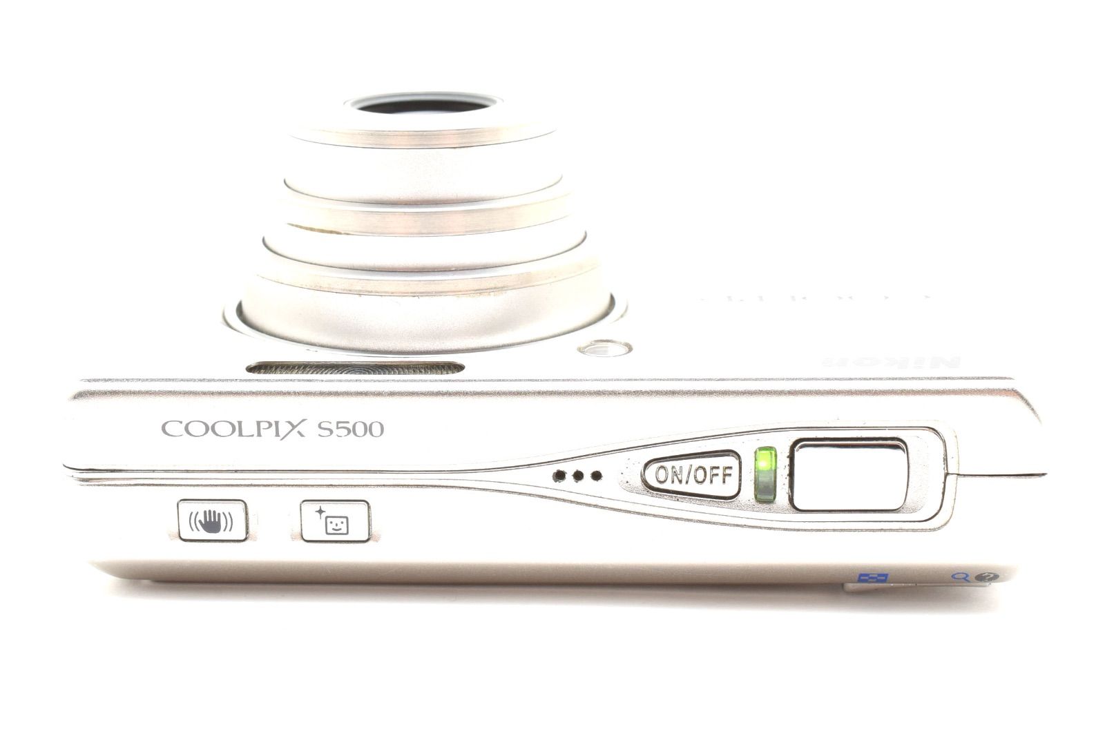 ニコン Nikon COOLPIX S500 シルバー コンパクトデジタルカメラ - メルカリ
