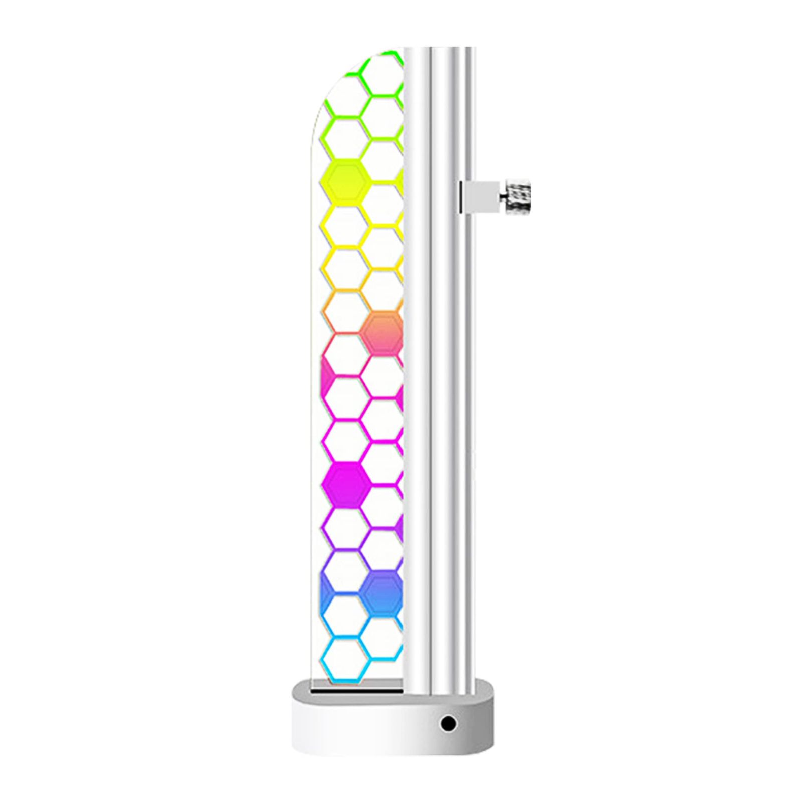 PANO-MOUNTS 5V3ピン ARGB GPUスタンド ARGBアドレス指定可能RGB GPUアクリルマグネットスタンド スライドタイプ高さ可調整グラフィックスカード ビデオカード通用スタンド (White)