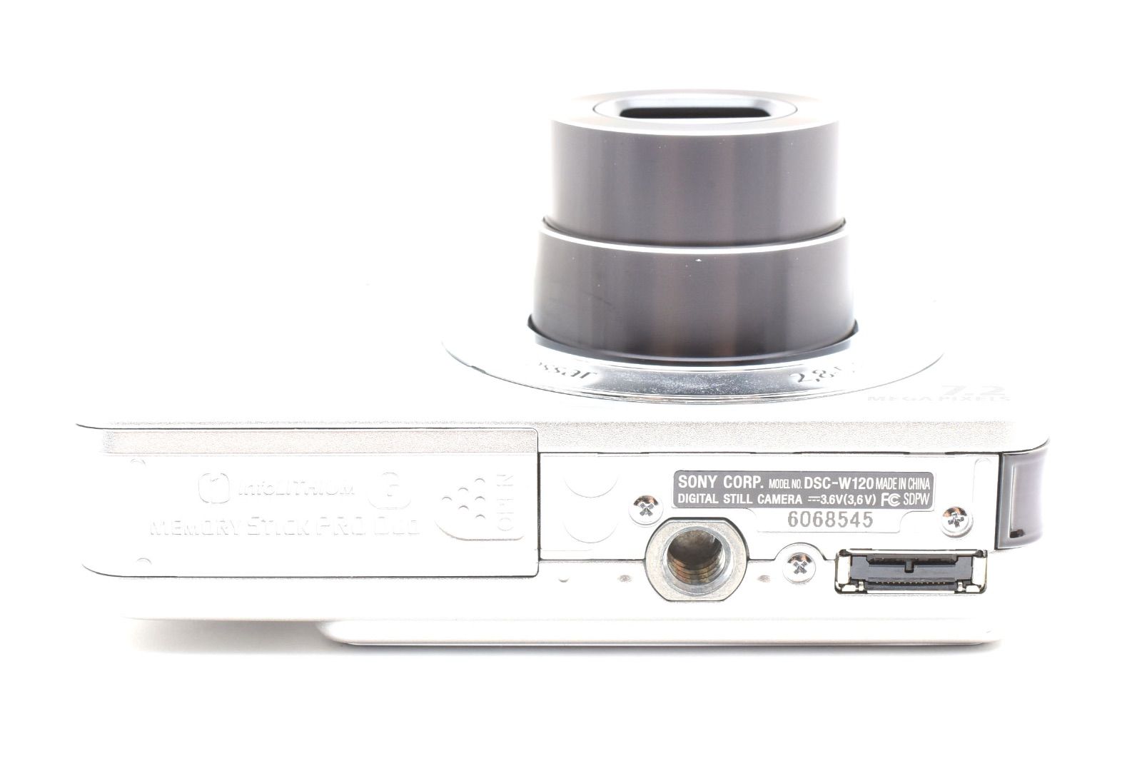 ソニー SONY Cyber-Shot DSC-W120 シルバー メモリースティック付き