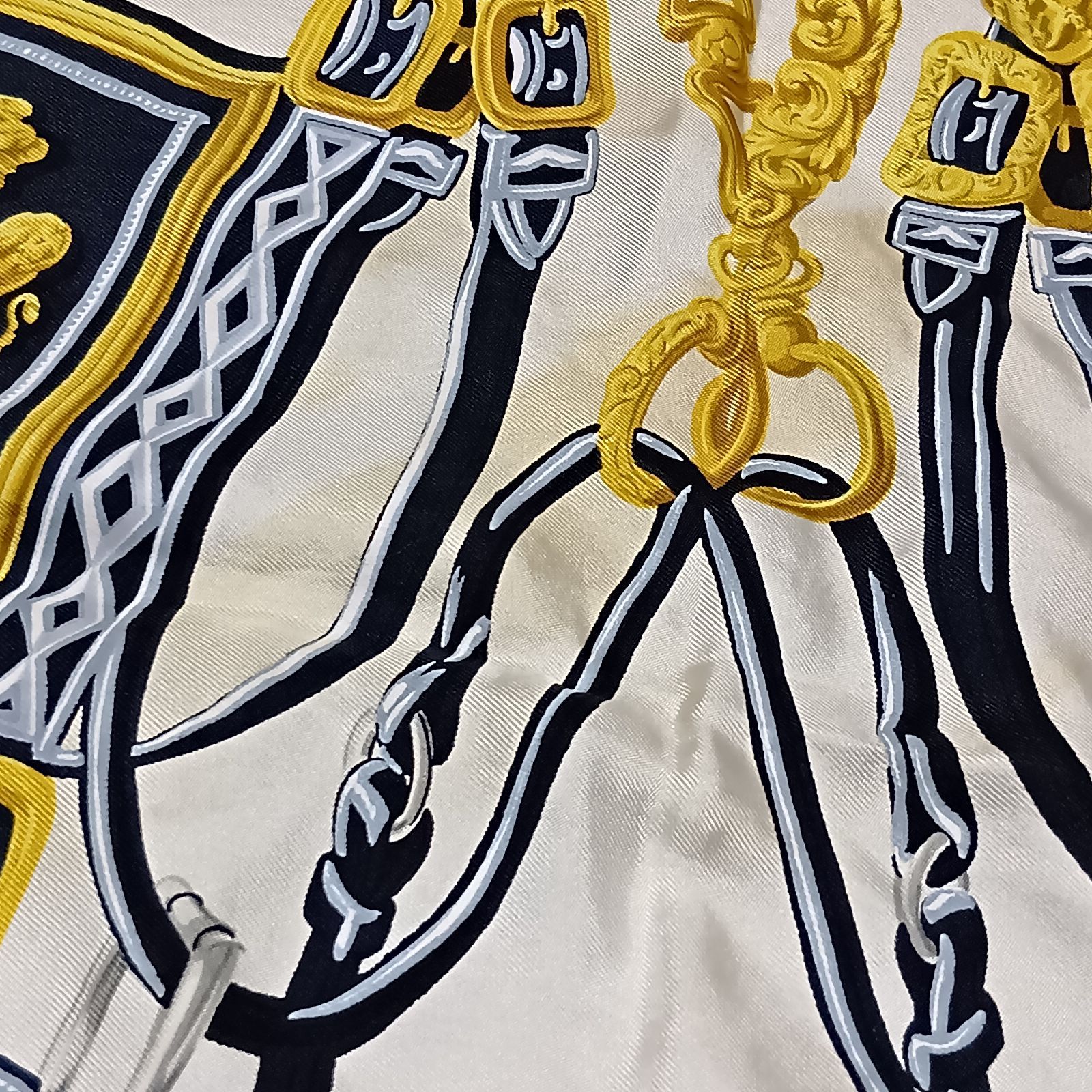 HERMES エルメス カレ90 BRIDES de GALA ブリッド ドゥ ガラ ブラック