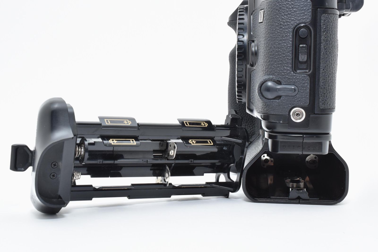 返品保証】☆良品☆ Canon EOS-1V HS ボディ PB-E2付き フィルムカメラ