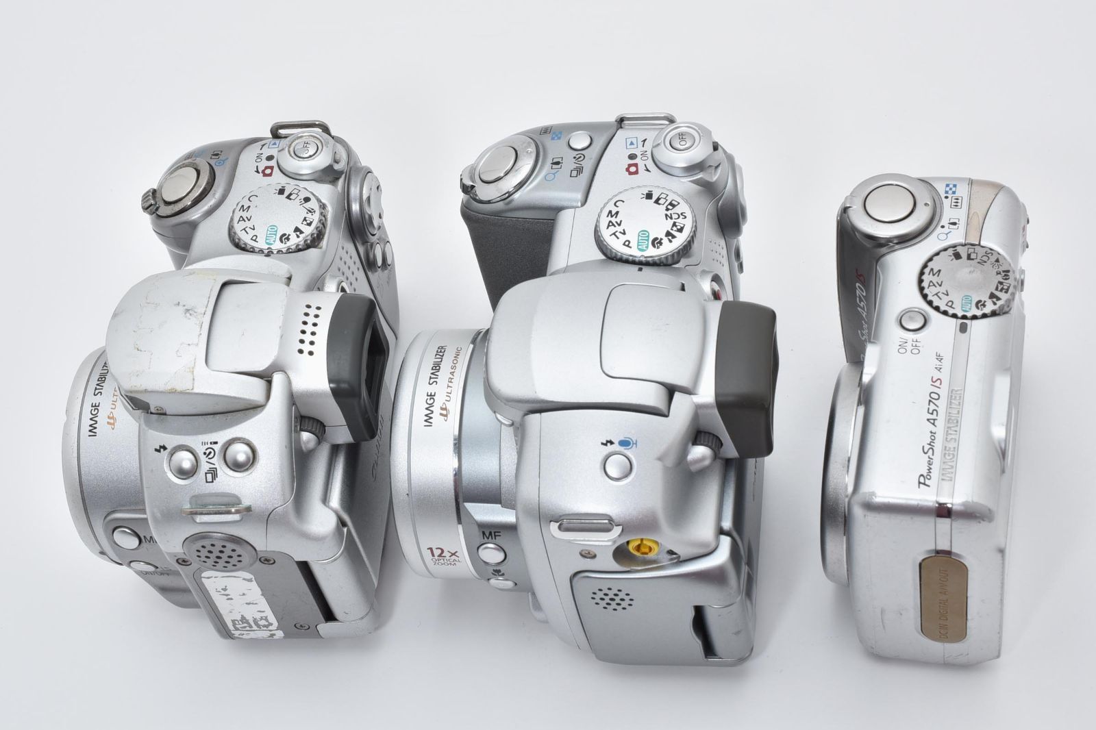 ☆ジャンク☆ Canon キヤノン まとめ PowerShot A570 IS/ S1 IS / S2