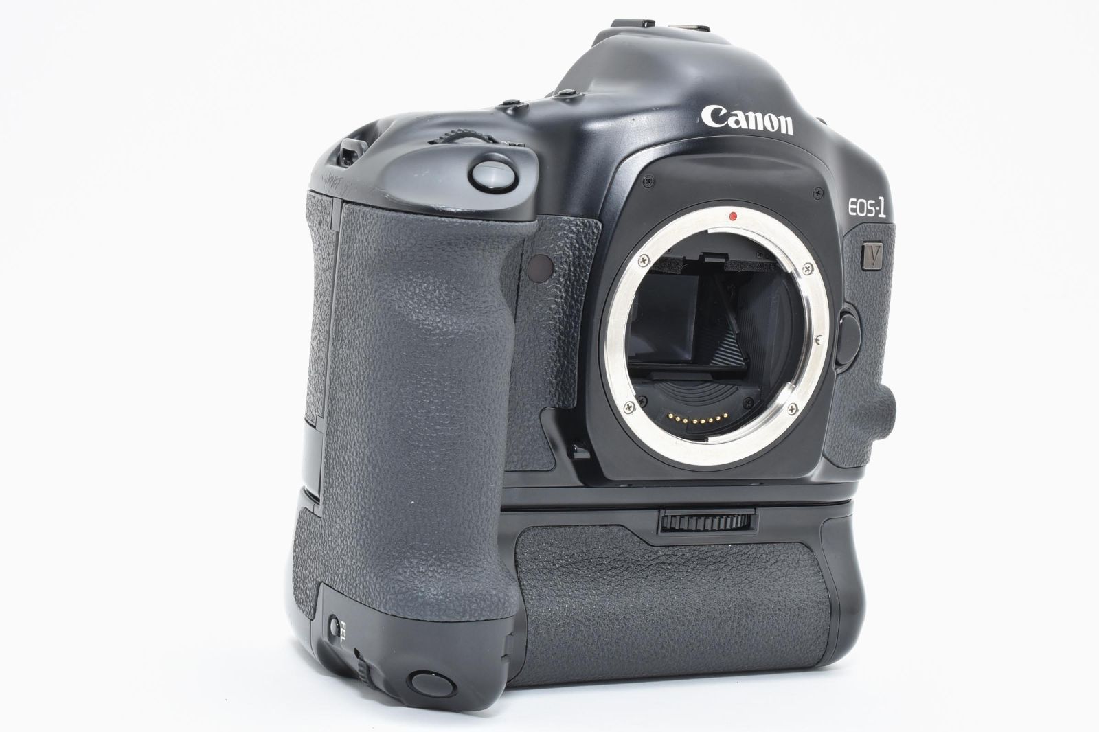 返品保証】☆良品☆ Canon EOS-1V HS ボディ PB-E2付き フィルムカメラ