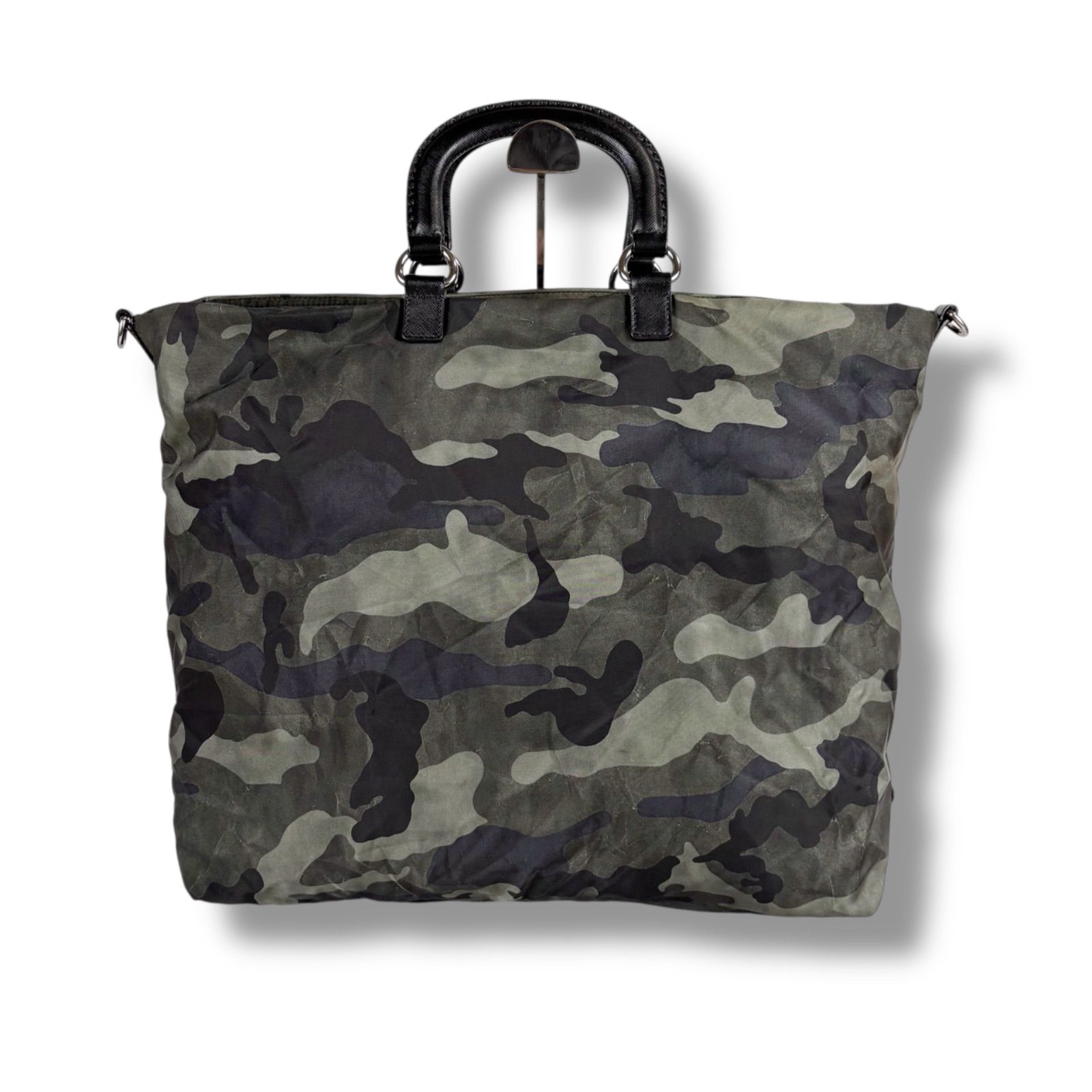 プラダ PRADA 2WAY トートバッグ ショルダーバッグ ドラゴン ソード