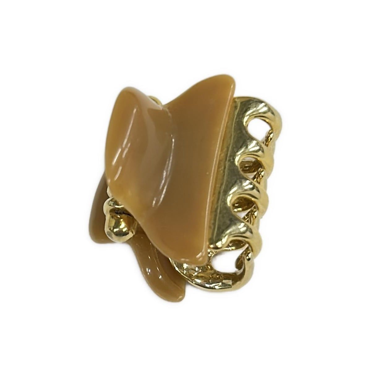 acca(アッカ) アクセサリー美品 - ピンクベージュ×ゴールド ヘア