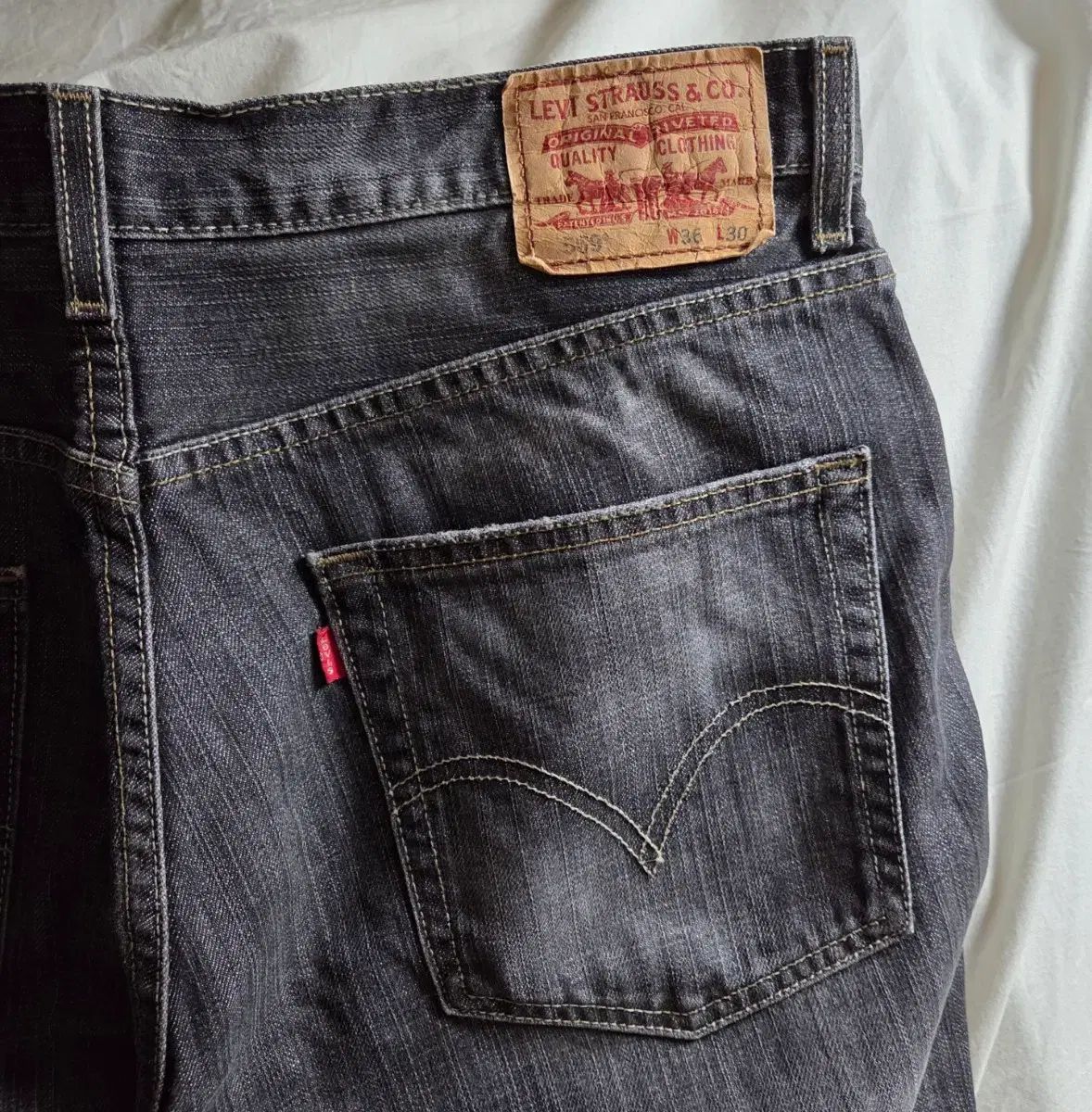 00s リーバイス 569 ウォッシュ デニム パンツ ブラック 36x30 - メルカリ