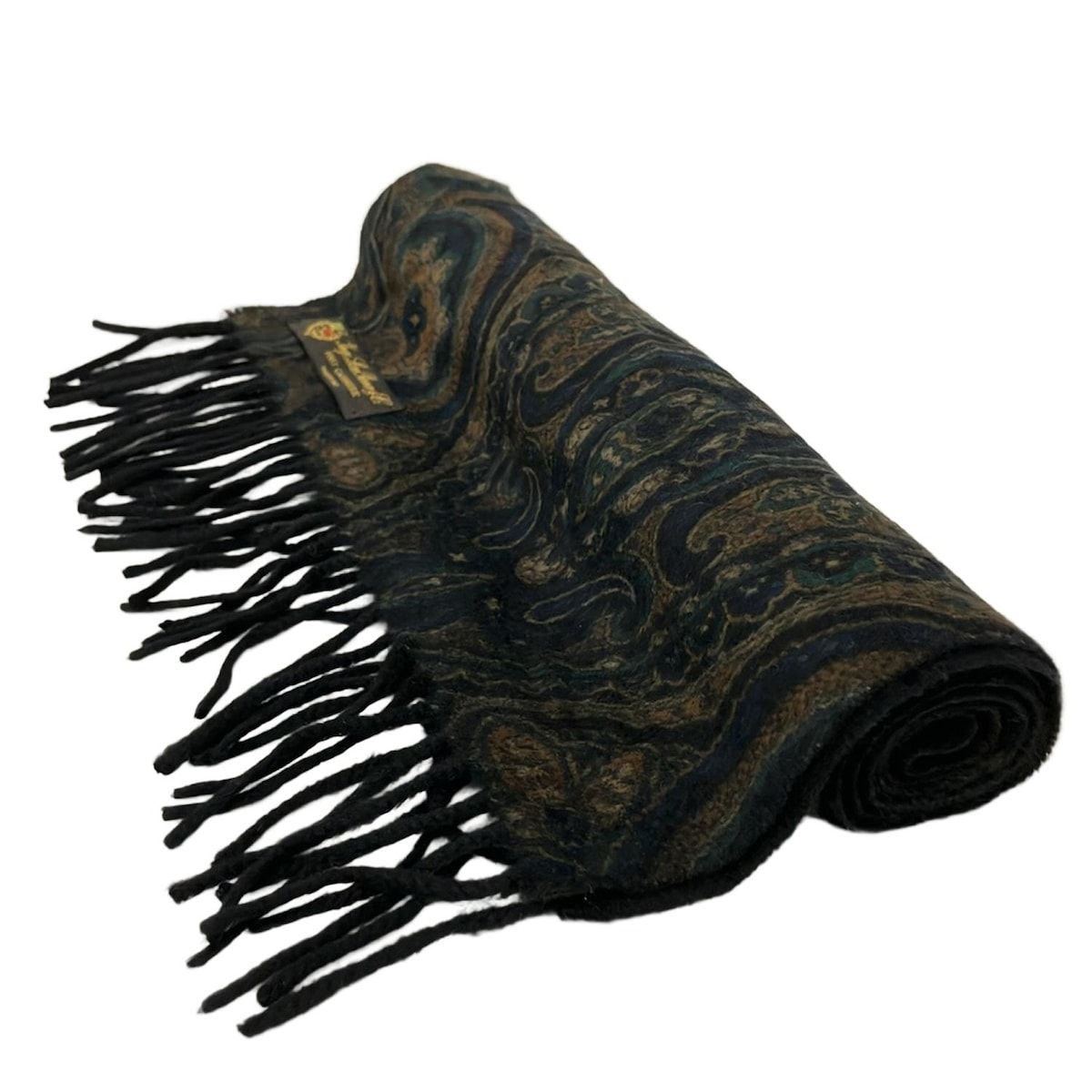 Loro Piana(ロロピアーナ) マフラー美品 - ダークネイビー×ダーク