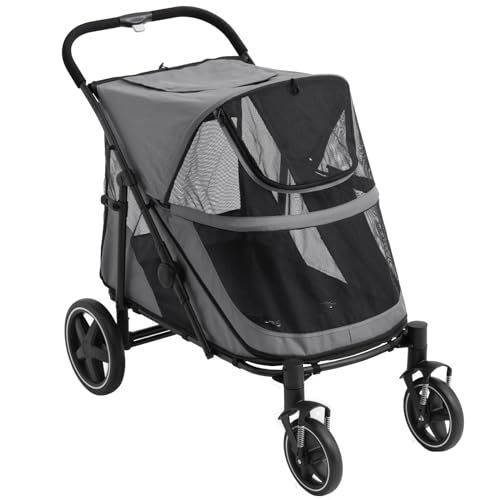 タンスのゲン ペットカート 犬カート 耐荷重60kg 大型犬対応 前輪