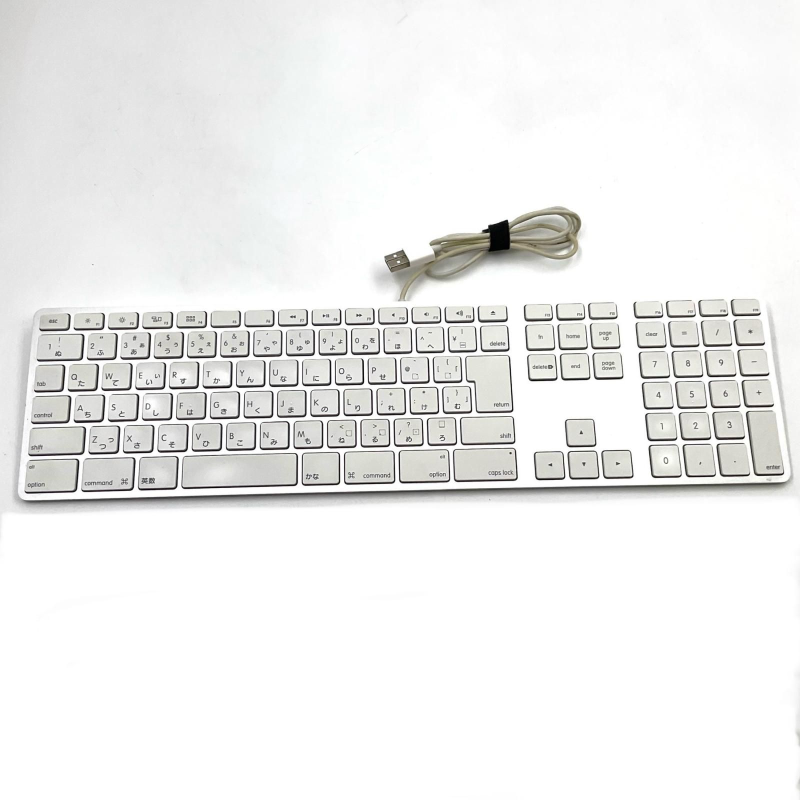 全額返金保証】【最速発送】Apple Keyboard (JIS) MB110J/B A1243 美品