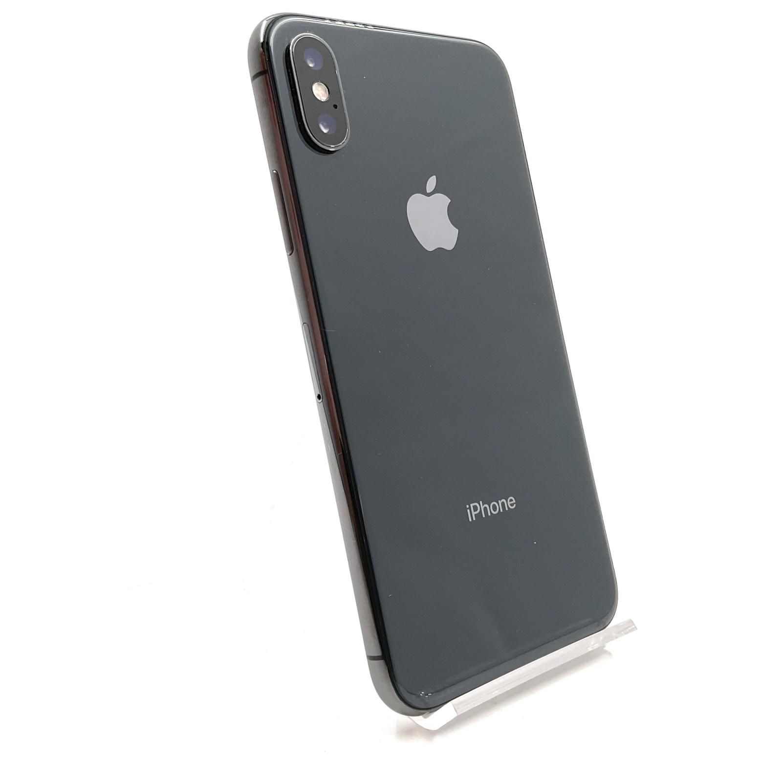 全額返金保証】【最速発送】 iPhone X 256GB スペースグレイ Softbank