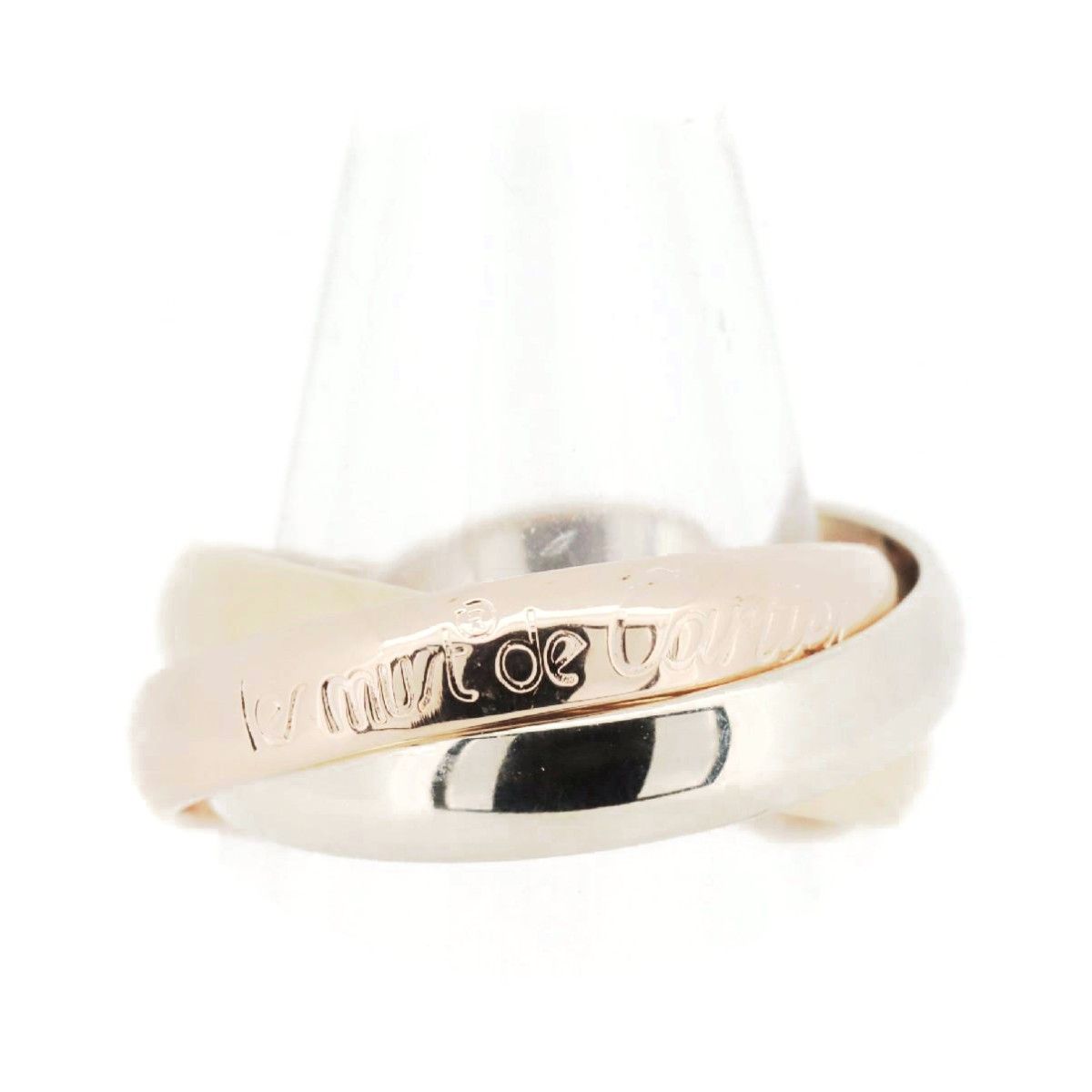 カルティエ トリニティ リング 指輪 9号 K18YG/K18WG/K18PG(18金