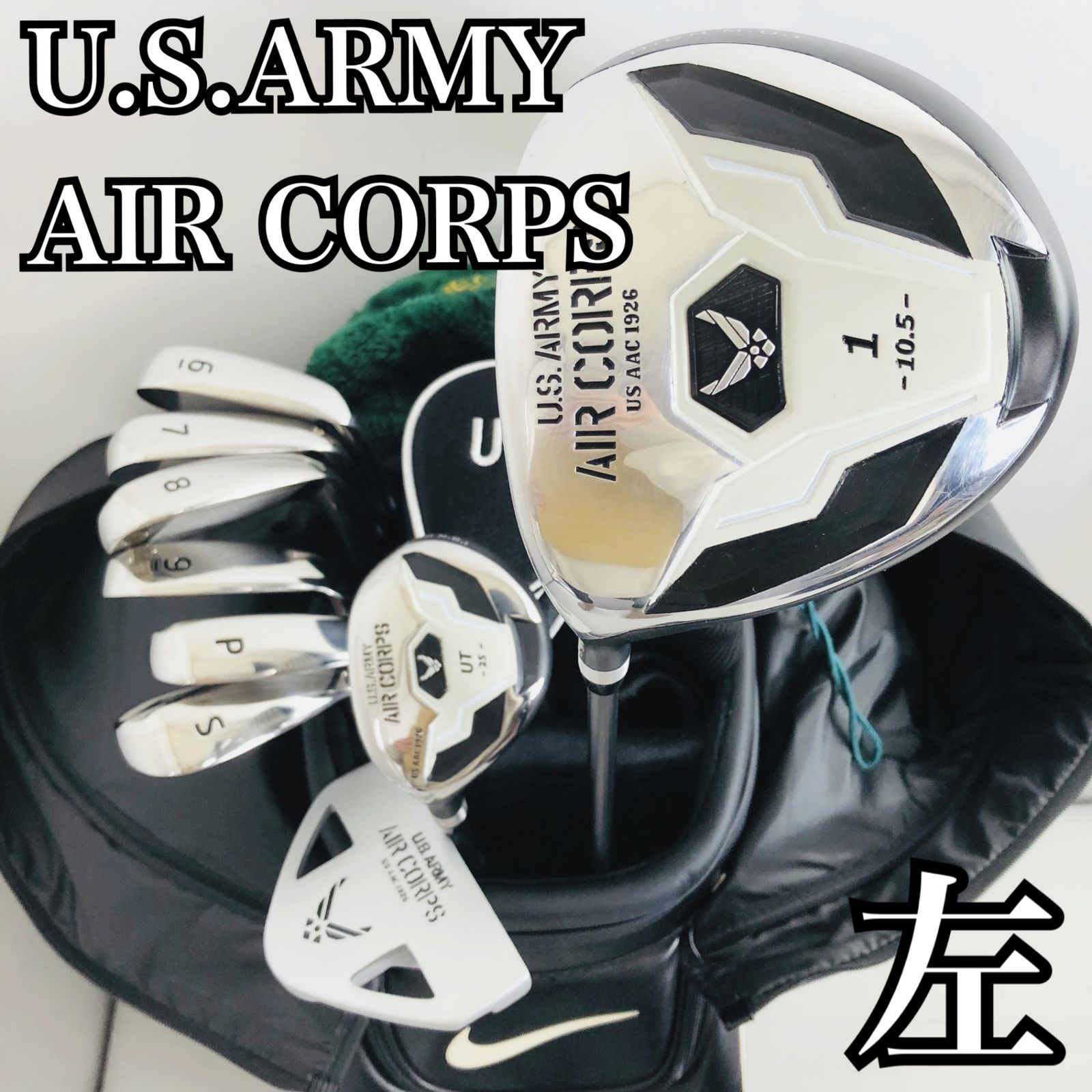 レフティ 左利き US ARMY ユーエスアーミー AIR CORPS メンズ ゴルフ