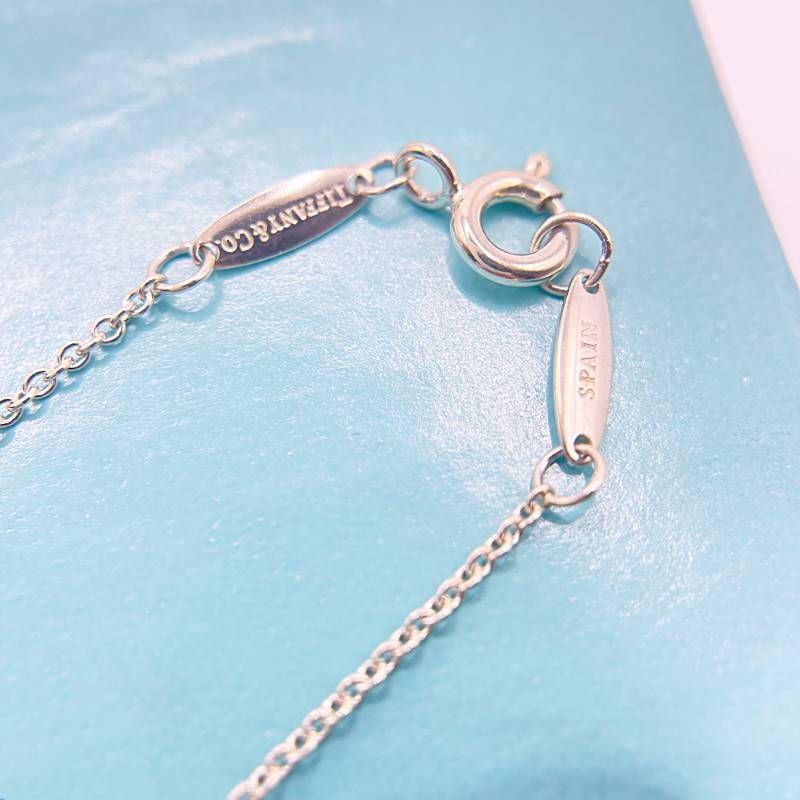 美品/箱付き ティファニー バイザヤード ブレスレット アクアマリン